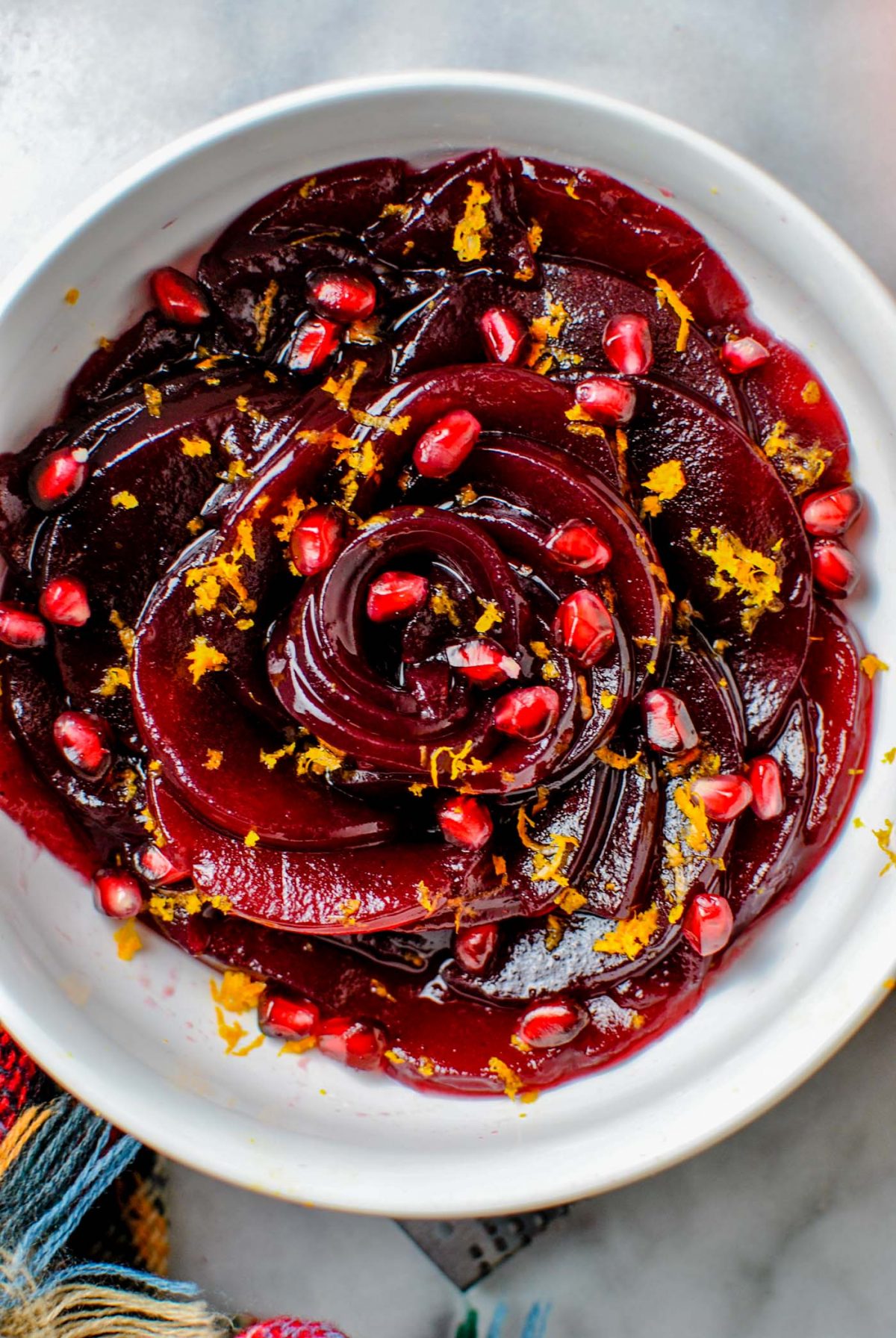 Cranberry Sauce Roses!! a quick and easy way to impress guests at thanksgiving! (super simple, impressive, and fast!) | thepikeplacekitchen.com
