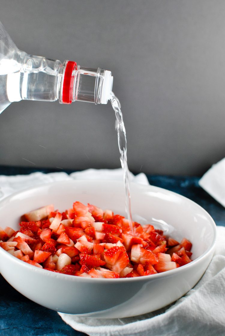 SO. double berry vodka spritzers! you in? i thought so. these are SO delicious and worth the "extra" work (aka you have to infuseeeee some vodka with fruit) to make them. sweet and tart... with a lovely "are you sure theres really vodka in there" vibe. | thepikeplacekitchen.com